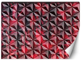 Gario Fototapeta Červená geometria Materiál: Vliesová, Rozmery: 100 x 70 cm