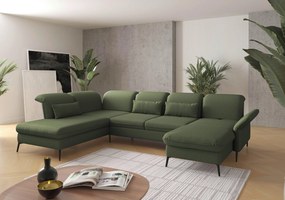 XXXLutz SEDACIA SÚPRAVA, textil, olivovozelená Sit & More - Sedačky - 00014401182R