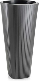 PLASTOVÝ KVETINÁČ MORA 39X81 CM ANTRACITOVÁ