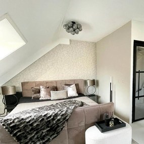 Inteligentné stropné svietidlo čierne s dymovým sklom vrátane 4 Wifi G9 - Uvas