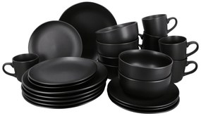 Silvercrest®  Súprava kuchynského riadu, 24-dielna (čierna)  (100395229)