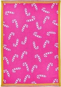 SWEET XMAS Utierka cukrová tyčinka - ružová
