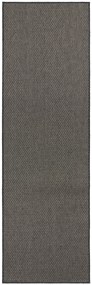 BT Carpet - Hanse Home koberce Behúň Nature 104274 Grey – na von aj na doma - 80x250 cm