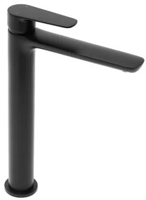 Vysoká umývadlová batéria SAT Mood bez výpuste čierna SATBSMOOD285C, 1 ks