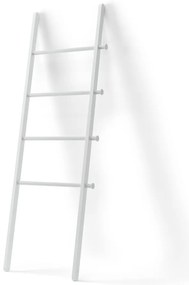 Biely dekoratívny rebrík z topoľového dreva Leana - Umbra