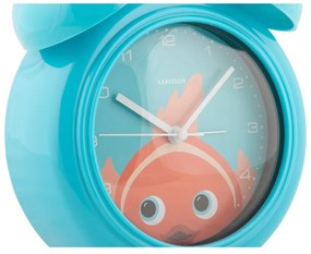 Detský budík ø 15 cm Peekaboo Goldfish – Karlsson