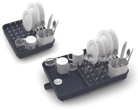 Sivý nastaviteľný odkvapávač Joseph Joseph Extend