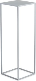 STOJAN NA KVETINÁČ SIMPLE 70X24X24 CM SIVÁ