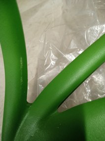 AKCIA Zelená plastová stolička KATO II. akosť