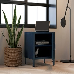 Nočný stolík MIA, 424 x 595 x 400 mm, Modern: tmavomodrá farba
