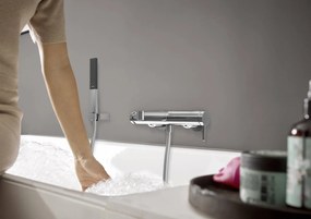Hansgrohe Finoris, nástenná vaňová batéria, chrómová, HAN-76420000