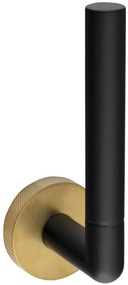 Sapho Sapho, LARISSA držiak náhradného toaletného papiera, čierna/zlatá matná, WS018BG