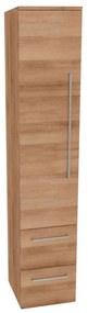 Mereo Bino, kúpeľňová skrinka vysoká 163 cm, ľavá, Multidecor, Dub Riviera mountain, MER-CN697DMON