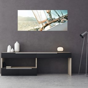 Obraz - Jachta (120x50 cm)