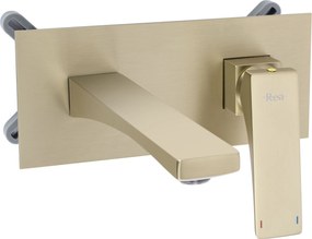 Rea Joe, podomietková umývadlová batéria + BOX, zlatá matná, REA-B3620