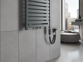 Mexen Uran, elektrické vykurovacie teleso 1800x600 mm + vykurovacia tyč 900 W, antracitová, W105-1800-600-2900-66