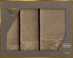 FROTÉ UTERÁK EVA MINGE GAJA SADA 1KS 30X50 CM, 1KS 50X90 CM, 1KS 70X140 CM BÉŽOVÁ