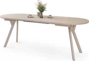 Mazzoni ALMO Kašmír / kašmírové nohy - OVÁLNY ROZKLADACÍ STÔL 120-220 cm PRE 10-12 OSÔB