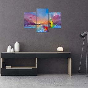 Obraz - Západ slnka (90x60 cm)