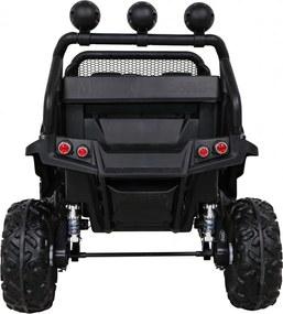 Ramiz Mercedes Benz Unimog elektrické autíčko pre deti čierne + terénny pohon 4x4