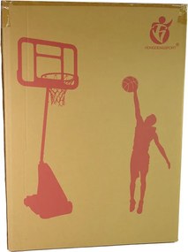 LEAN Toys Basketbalový kôš Garden Ball Black 3 m