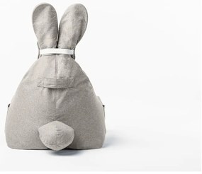 Béžový detský sedací vak The Brooklyn Kids Funny Bunny