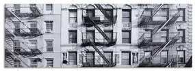 Gario Obraz na plátne Čiernobiela budova Rozmery: 90 x 30 cm