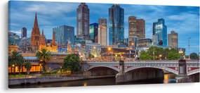 Obraz mesta Melbourne (120x50 cm)