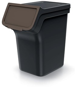 Odpadkový kôš na triedený odpad (4 ks) NPW20S4 20 l - čierna