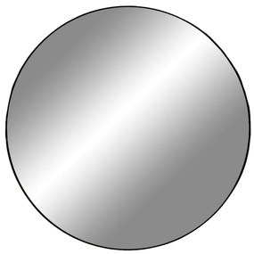 Dizajnové okrúhle zrkadlo Cara s čiernym rámom 100 cm - II. Trieda