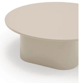 Krémovobiely konferenčný stolík 110x111 cm Totem – Teulat