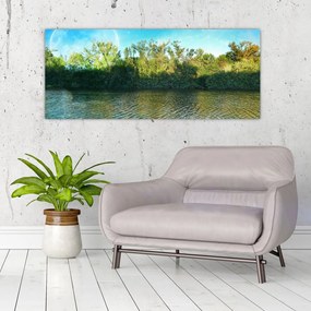 Obraz - jazero (120x50 cm)