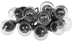 Retlux RGL 115 Party reťaz so žiarovkami, 10x LED žltá​, 5+3 m