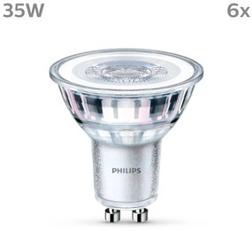 Philips LED GU10 3,5W 275lm 840 číra 36° 6 ks