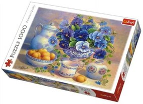 Trefl Modrá kytica Puzzle 1000 dielikov