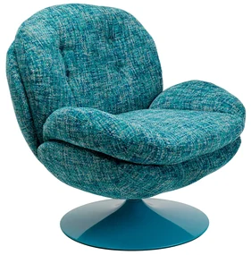Cosy otočné kreslo modré