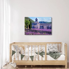 Obraz - Levanduľové pole (90x60 cm)