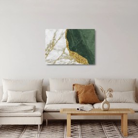 Sklenený obraz - Zelený mramor N⁰3 (70x50 cm)