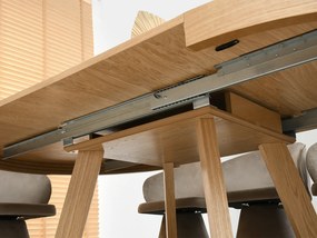 Jedálenský stôl Vendran (dub). Akcia -13%. Vlastná spoľahlivá doprava až k Vám domov. 1137186