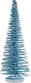 X-MAS Dekoračná jedľa trblietavá 40 cm - modrá
