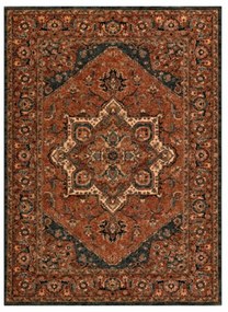 Vlnený kusový koberec Araks terakotový 67x130cm