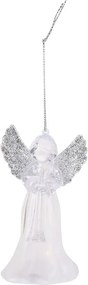 Závesný anjel s LED, typ 2, 11 cm