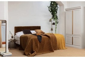 Svetlosivá šatníková skriňa z borovicového dreva 110x215x62 cm Organize – WOOOD