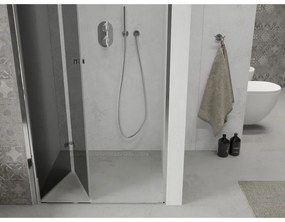 Mexen Lima, skladacie sprchové dvere do otvoru 70 x 190 cm, 6mm šedé sklo, chrómový profil, 856-070-000-01-40