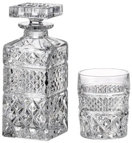 Bohemia Crystal Whisky set Madison 99999/07600/006 (1 karafa + 6 pohár