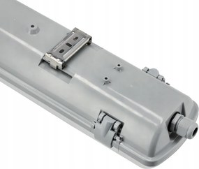 Sada LED svietidiel, hermetické svietidlo, 60 cm, 18 W, 2880 lm, 4000 K, do garáže, s plechom