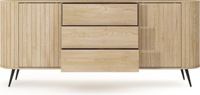 Komoda Luvio 196 cm so zásuvkami - dub cremona