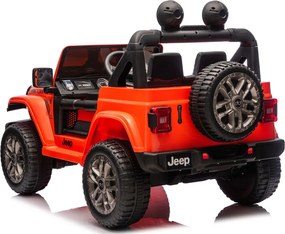 LEAN CARS Elektrické autíčko Jeep Rubicon 4x4 DK-JWR556 4x200W 24V oranžové