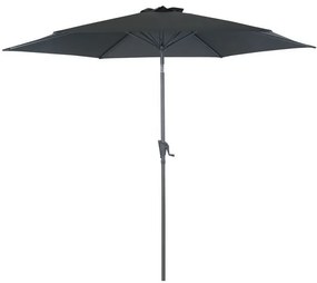 ROJAPLAST Slnečník naklápací, 3 m, sivý