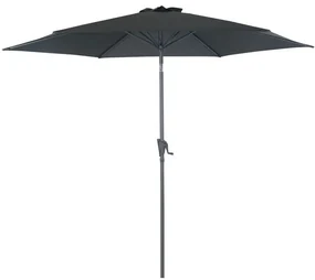 ROJAPLAST Slnečník naklápací, 3 m, sivý